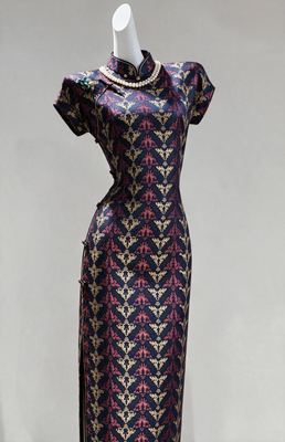 Handmade Shu Brocade Qipao
