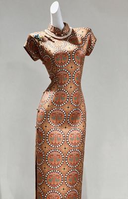 Handmade Shu Brocade Qipao