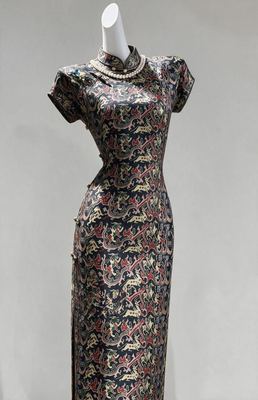 Handmade Shu Brocade Qipao
