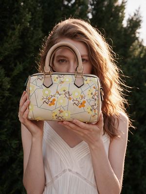 Plum-Blossom Brocade, Heritage On-the-Go (22 × 14 cm)