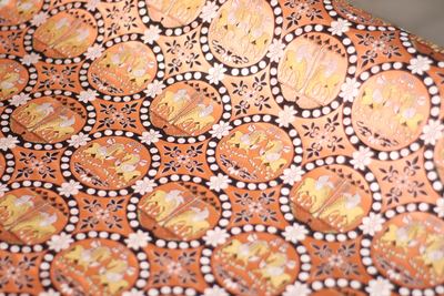 Pearl Roundel Winged Horse Shu Brocade Fabric