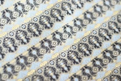 Beige Han-style Geometric Beast Shu Brocade Fabric | Custom by the Meter